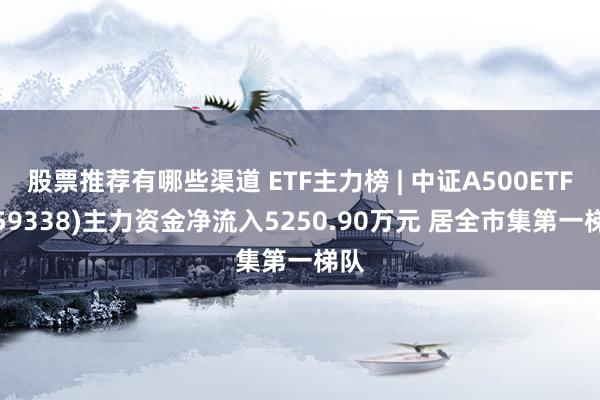 股票推荐有哪些渠道 ETF主力榜 | 中证A500ETF(159338)主力资金净流入5250.90万元 居全市集第一梯队