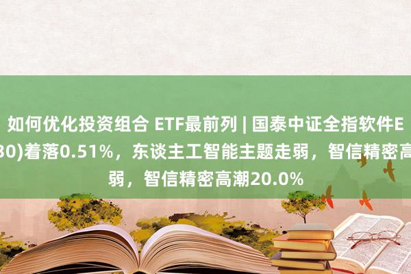 如何优化投资组合 ETF最前列 | 国泰中证全指软件ETF(515230)着落0.51%，东谈主工智能主题走弱，智信精密高潮20.0%